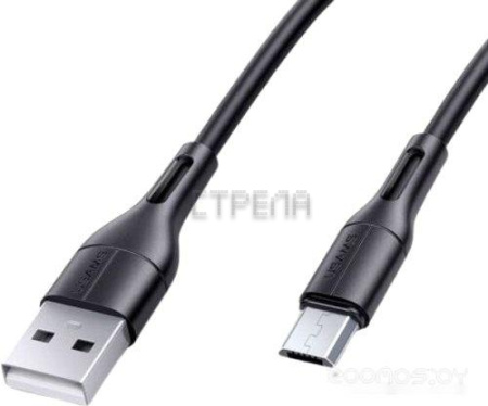 Кабель Usams U68 Micro US-SJ502 (1 м, черный)