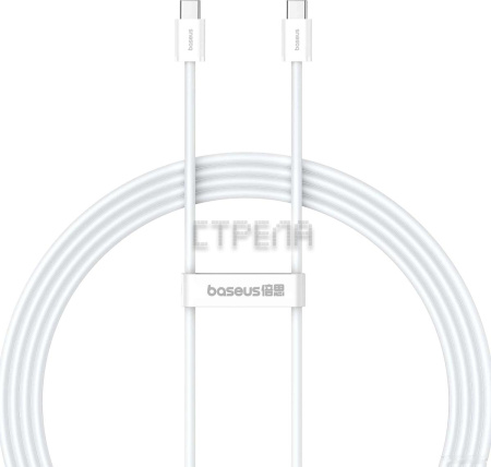 Кабель Baseus Superior Series 2 Fast Charging Data Cable 100W USB Type-C - USB Type-C (2 м, белый)
