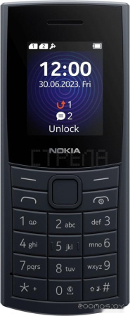 Кнопочный телефон Nokia 110 4G Dual SIM (темно-синий)